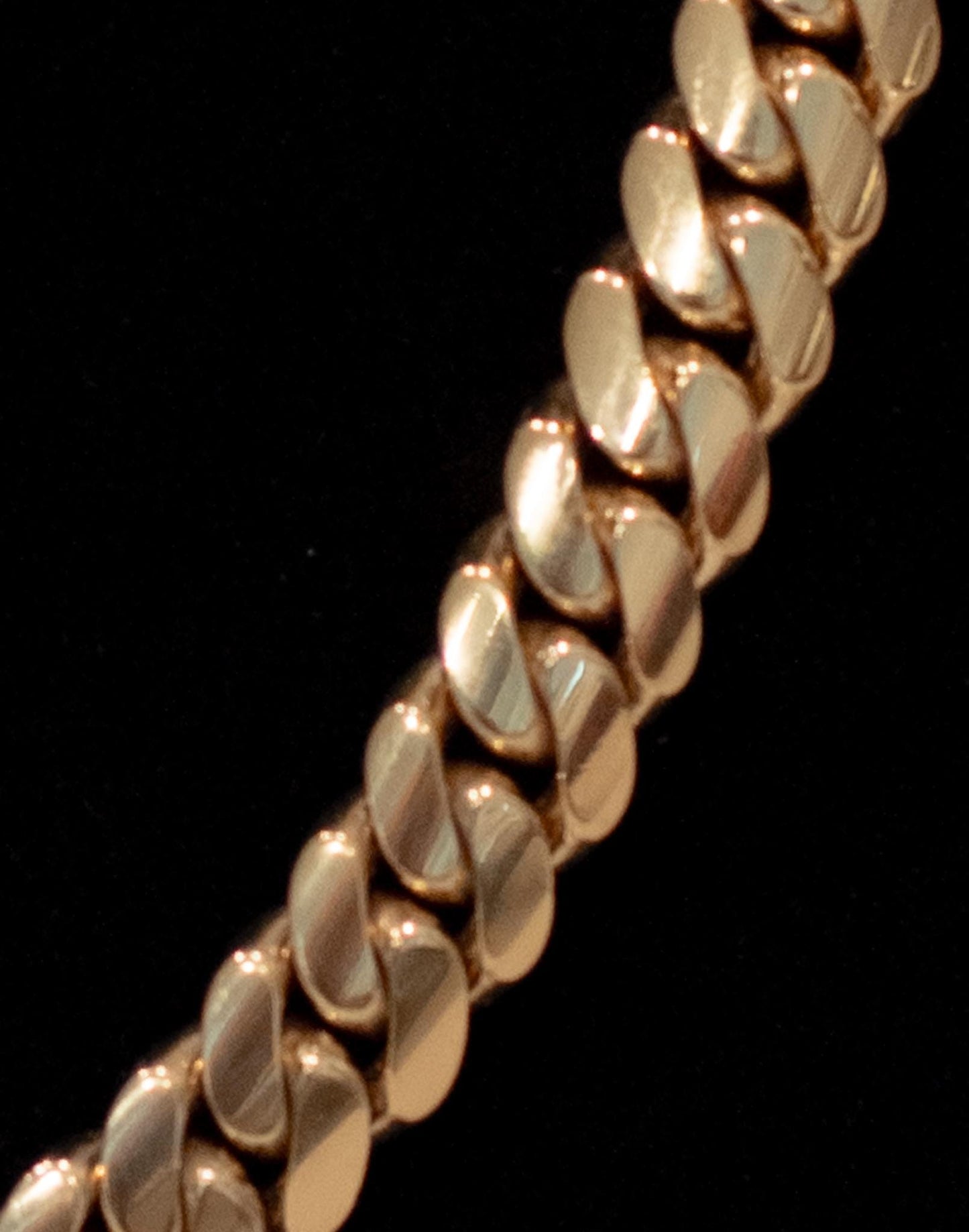 11MM 24” Cuban Link Chain – Gold over Solid Silver (No Stones)