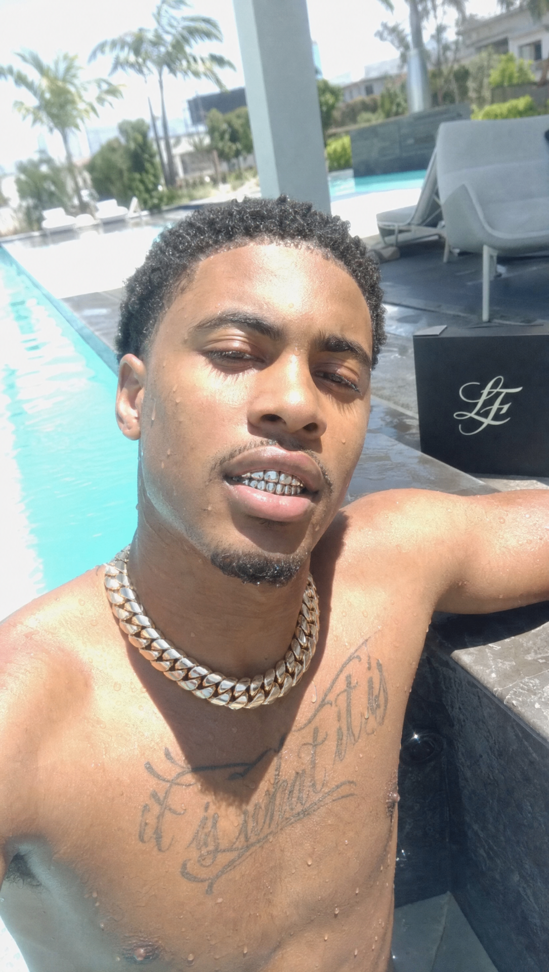 Jaylen Brooks wearing LINKFACTORYCO