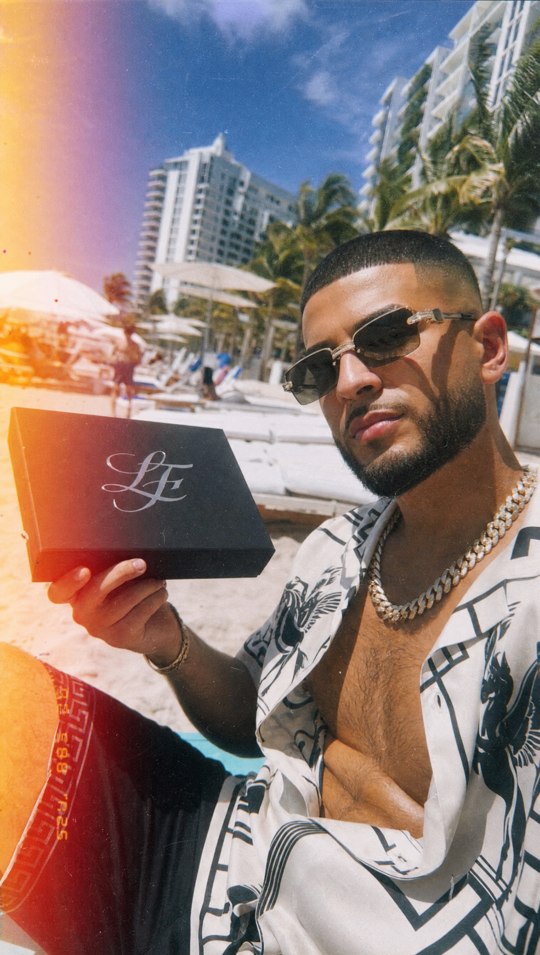 A. Marrero wearing LINKFACTORYCO