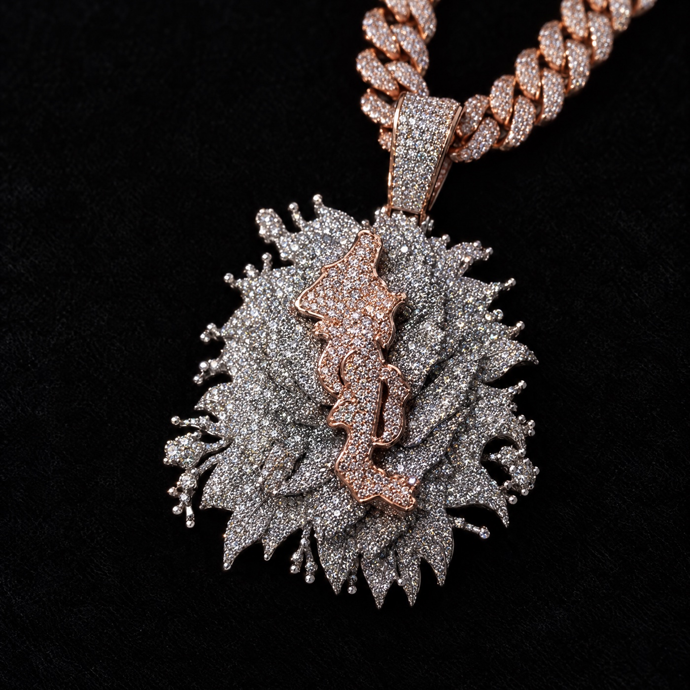 Custom iced out pendant