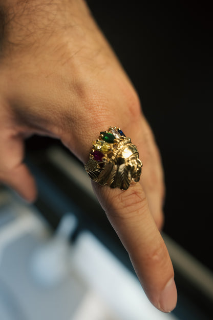 10kt Native American Ring