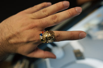 10kt Native American Ring