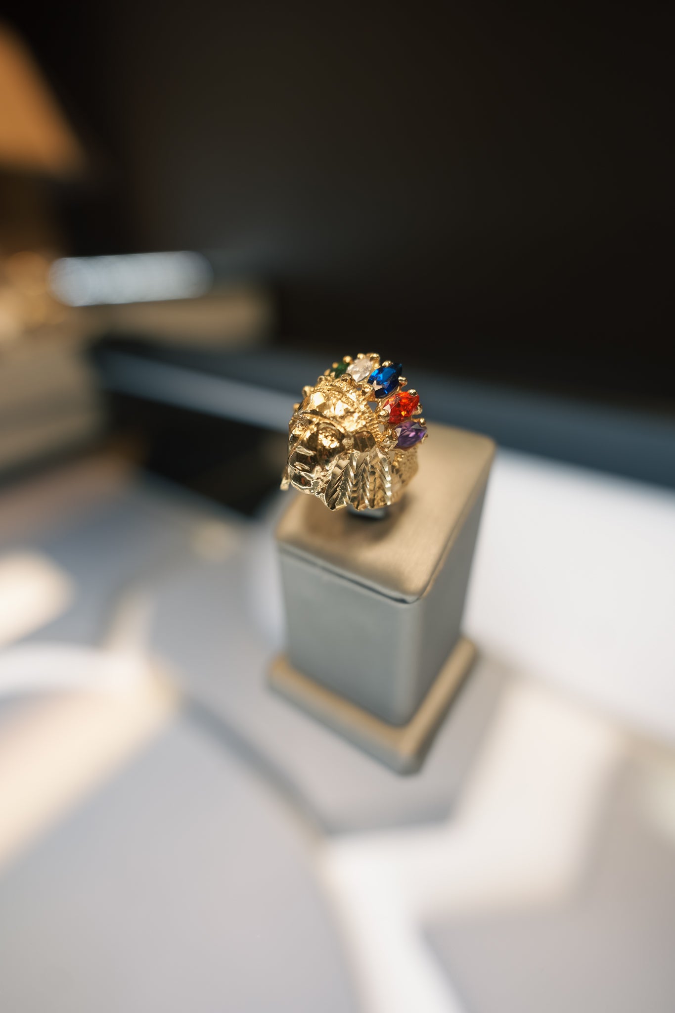 10kt Native American Ring