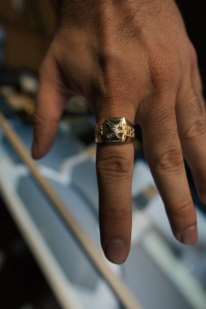 10kt Eagle Nugget Ring