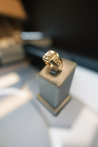 10kt Eagle Nugget Ring