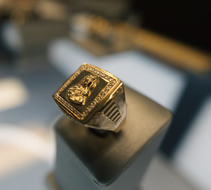 10kt Saint Barbara Ring