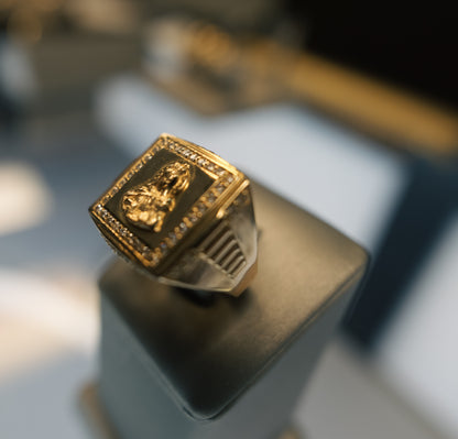 10kt Saint Barbara Ring