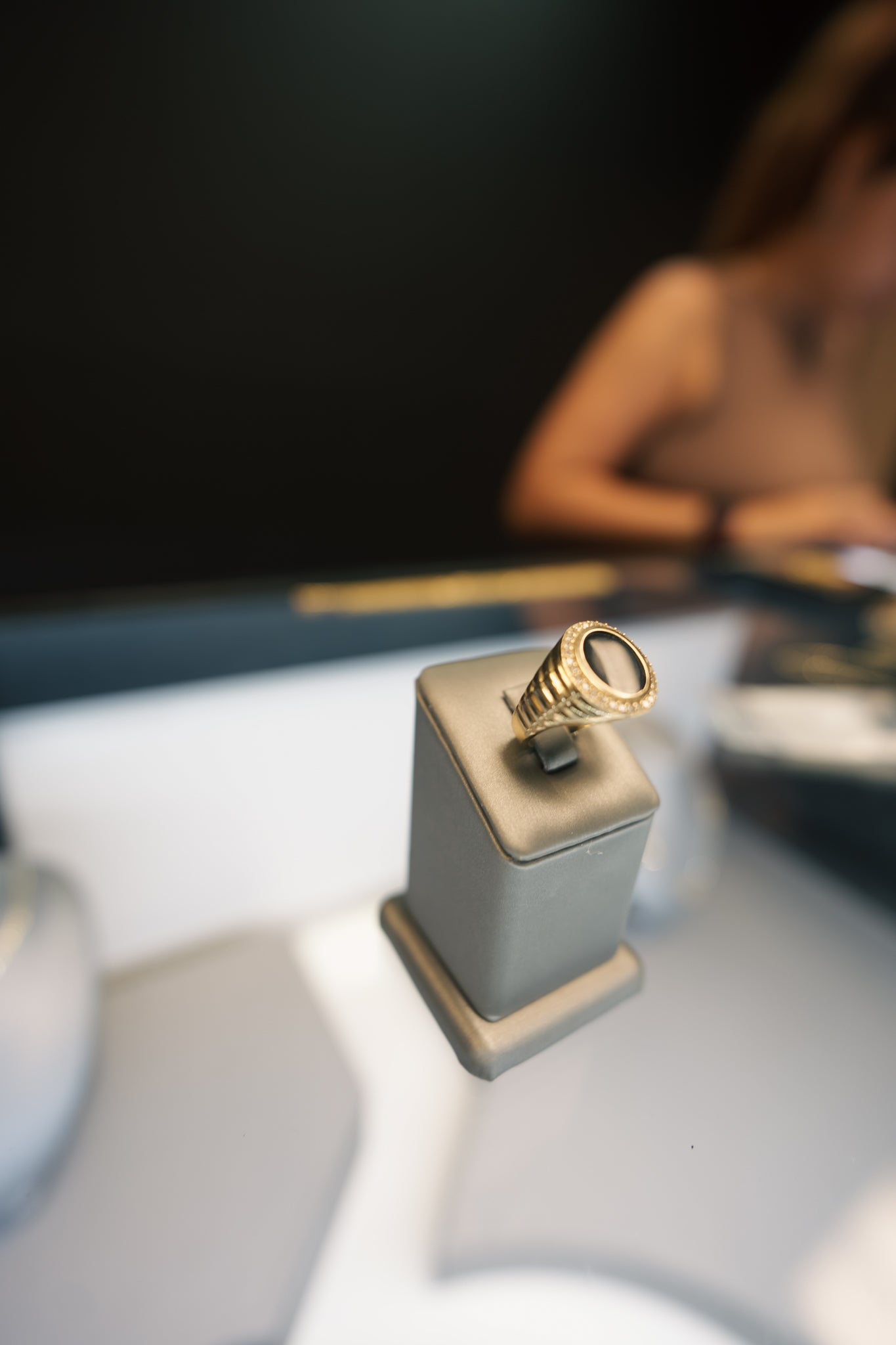 10kt Black Rock Ring