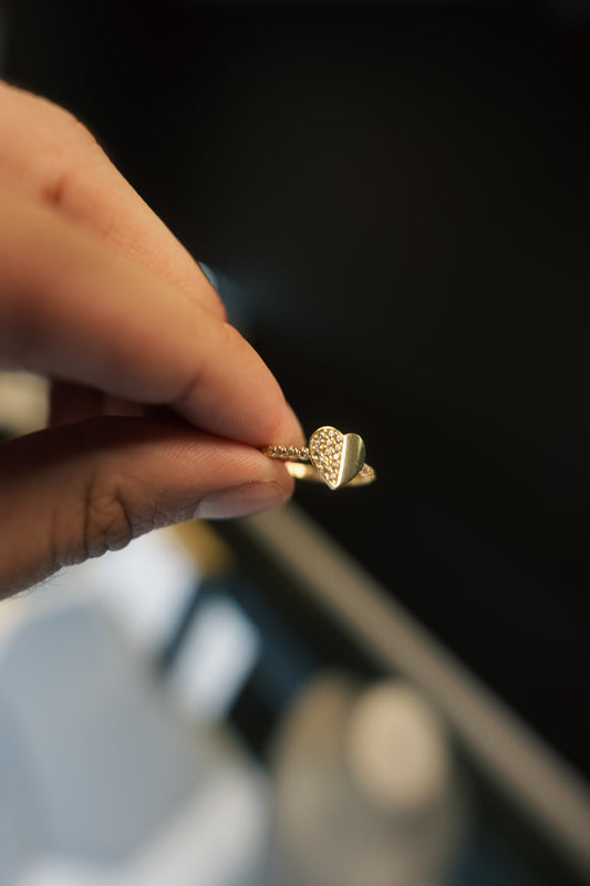 10kt Heart Ring