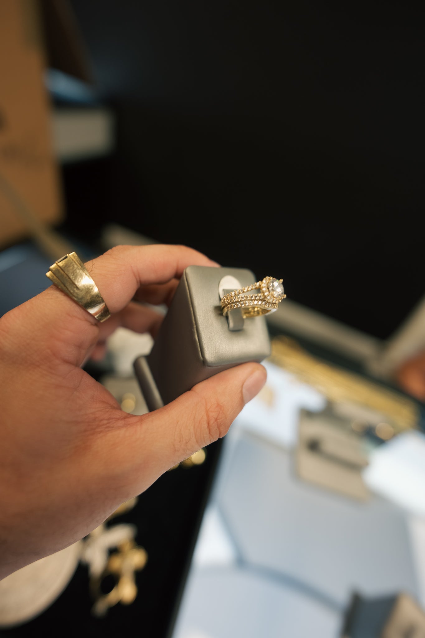 10kt Two-Piece Engagement Ring Set