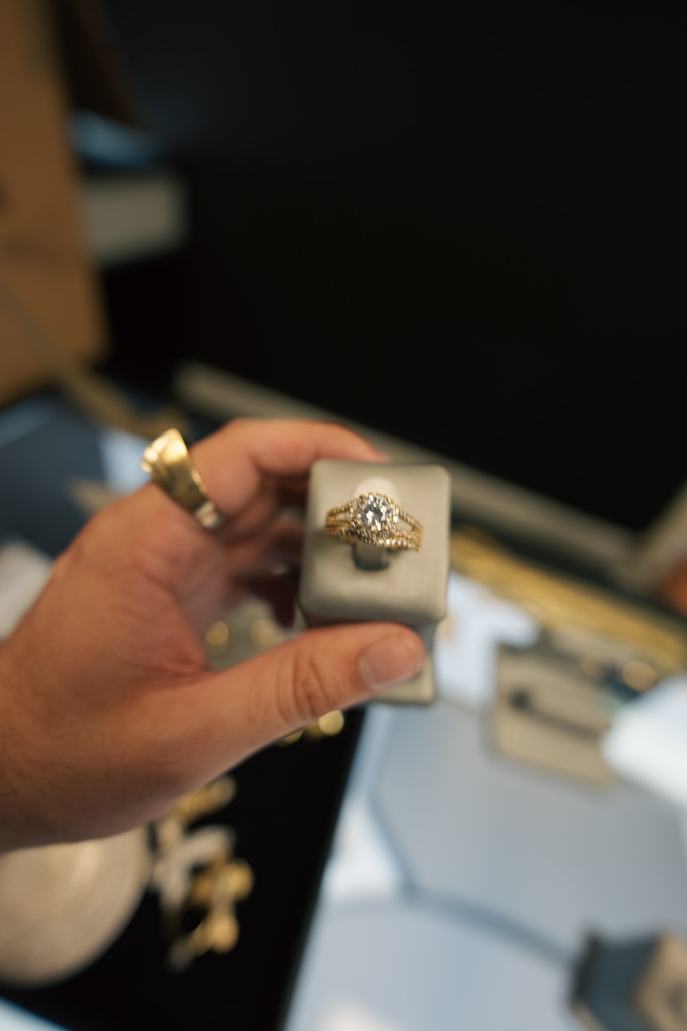 10kt Two-Piece Engagement Ring Set