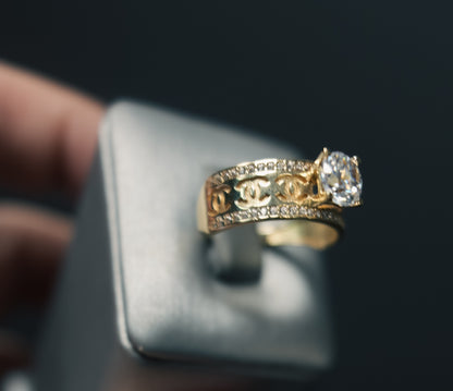 10kt CC Engagement Ring