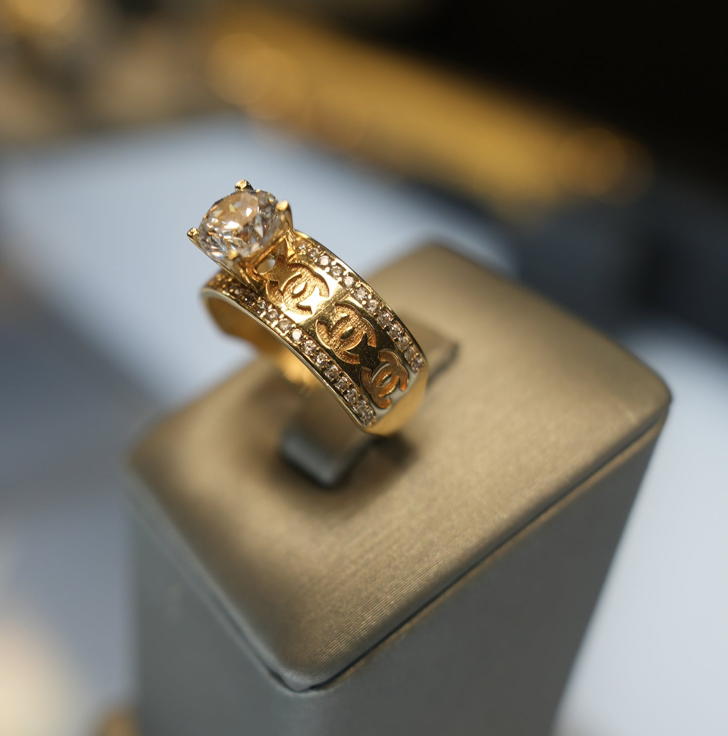 10kt CC Engagement Ring